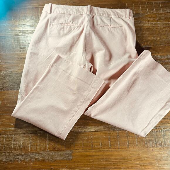 J. Crew Slim Stretch Chino Pants Women's Size 10 Pale Pink - Picture 1 of 6